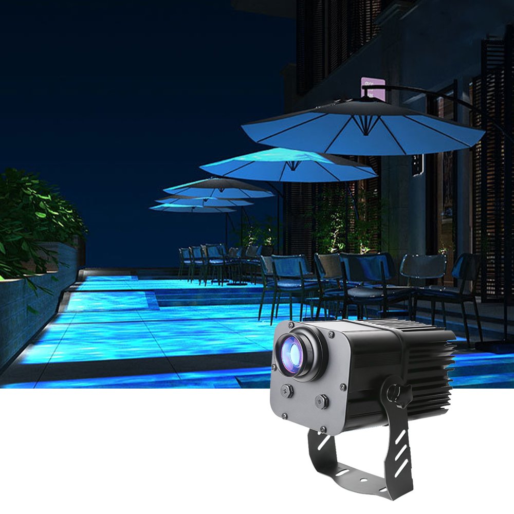 Outdoor night lighting IP65 waterproof LED dynamic 50W water pattern light scenic corridor hotel aquarium projection light