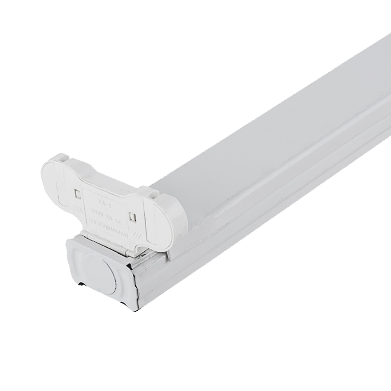 High Quality Tube Fixtures Shrink Package Single Double Cap Folding Broad Base Double Tube Fixture T8 Integrated LED Fixture