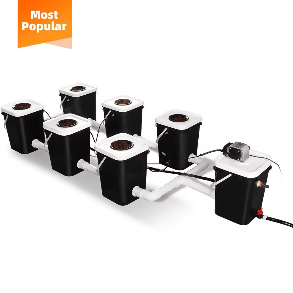 New Promotion PVC Pipe Hydroponic Complete Growing System Kits Greenhouse Hydroponic Bucket Supplier China