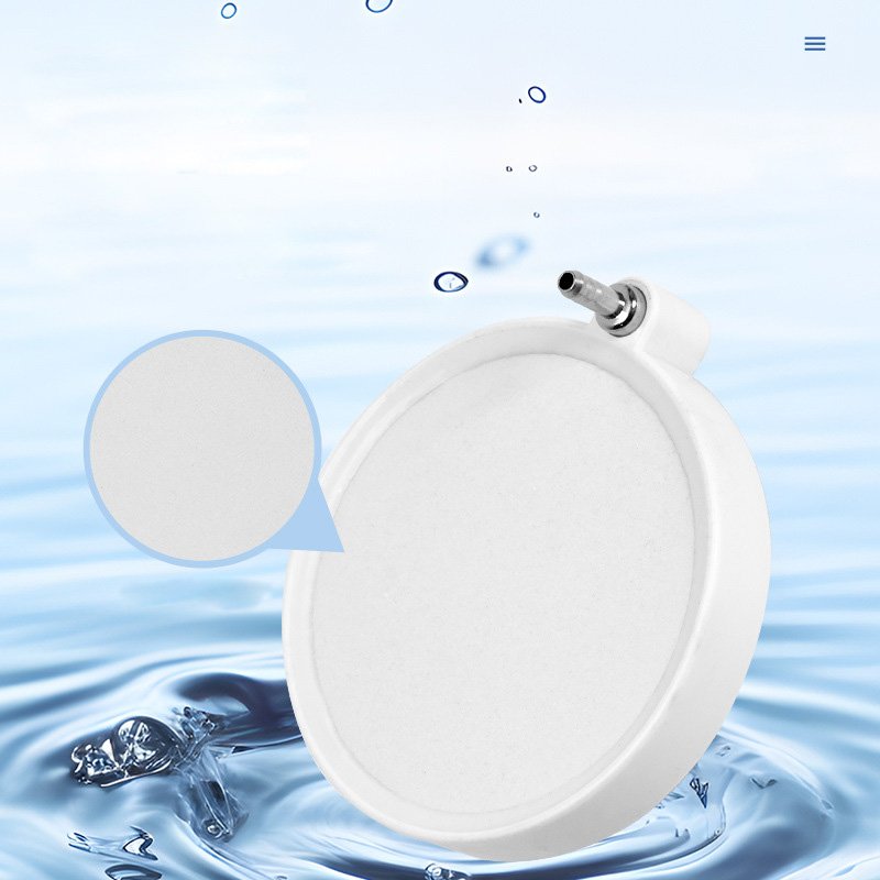 8CM Nano Air Stone for Fish Tank Quiet Aquarium Bubbler Stone Dissolved Oxygen Diffuser for 10 to 80 Gallon aquariums