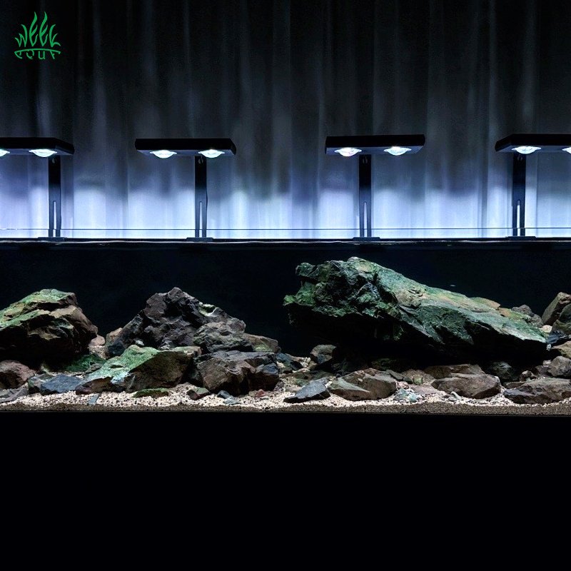 WEEK AQUA Z Series Pro 250mm 400mm Full spectrum LED aquarium light RGB+UV Water grass native fish stream tank lighting