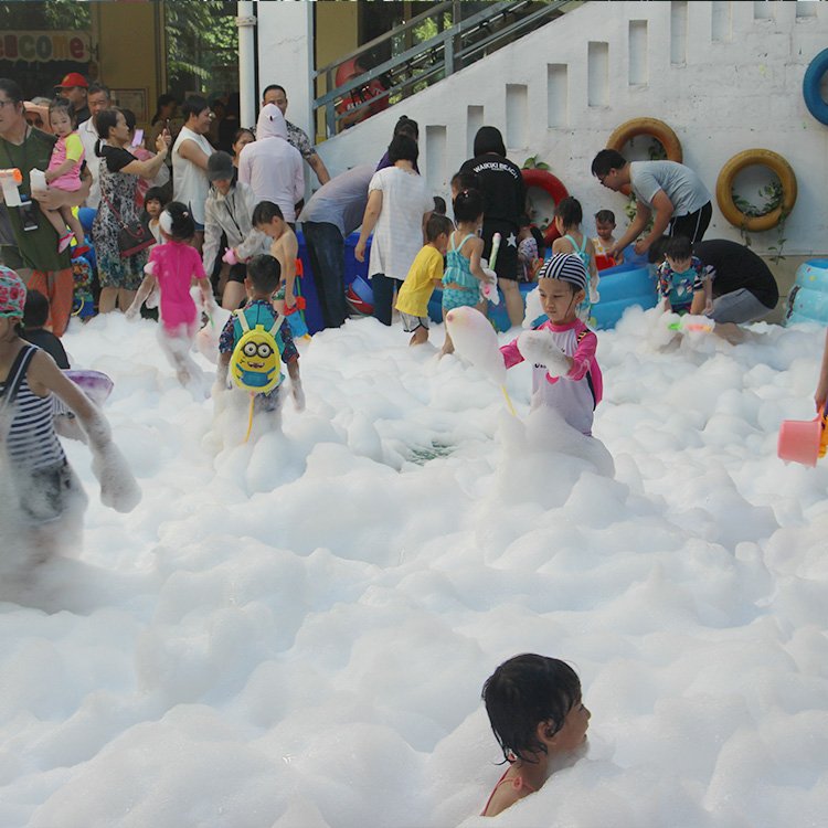 Party Jet cnon1500W Water Low Fog Stage For Large Props Bubble Monster Pool Outdoor Entertainment Summer Cool / Foam Machine