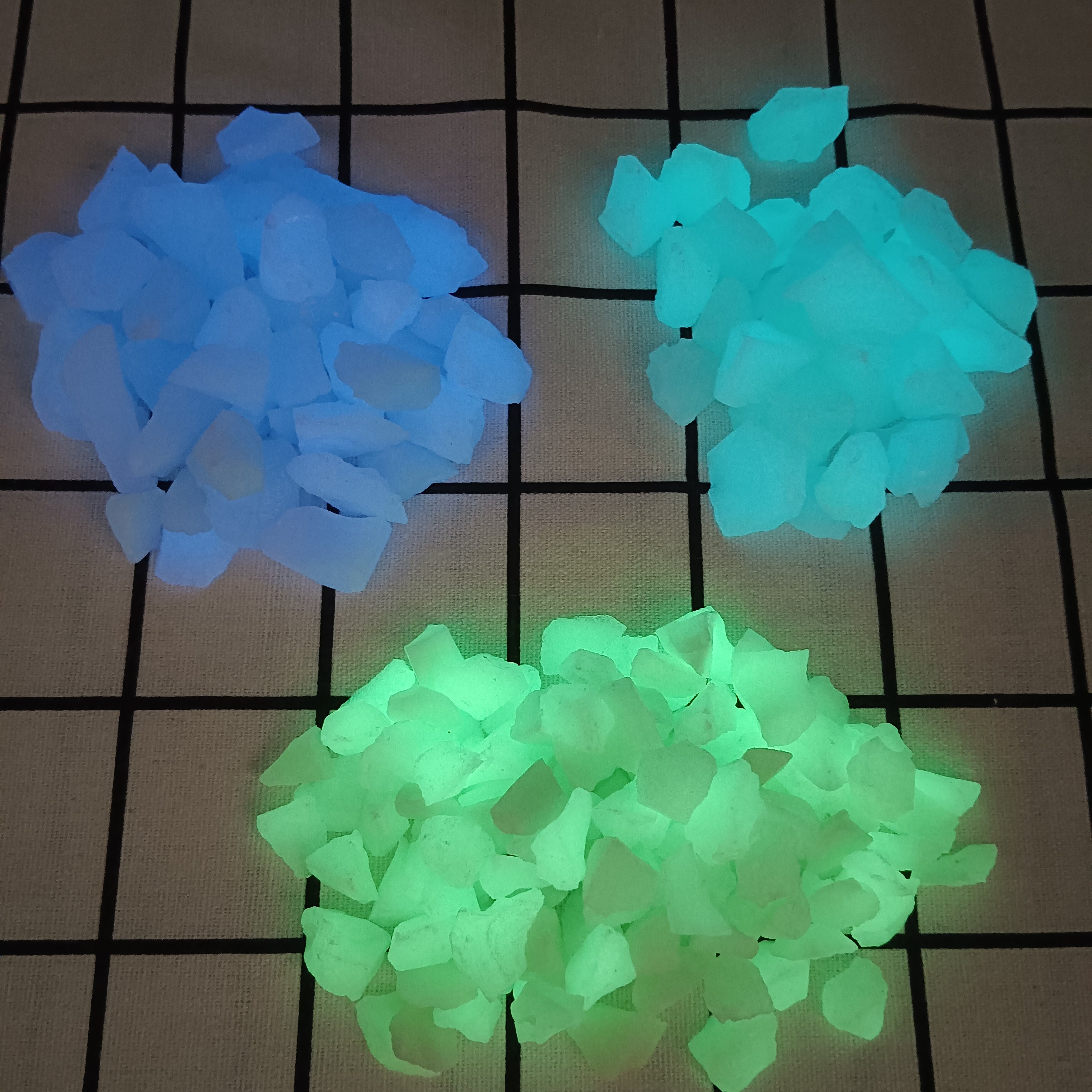 Glow Stones, Glow In The Dark Stones For Making The Glow Path And Drive Way