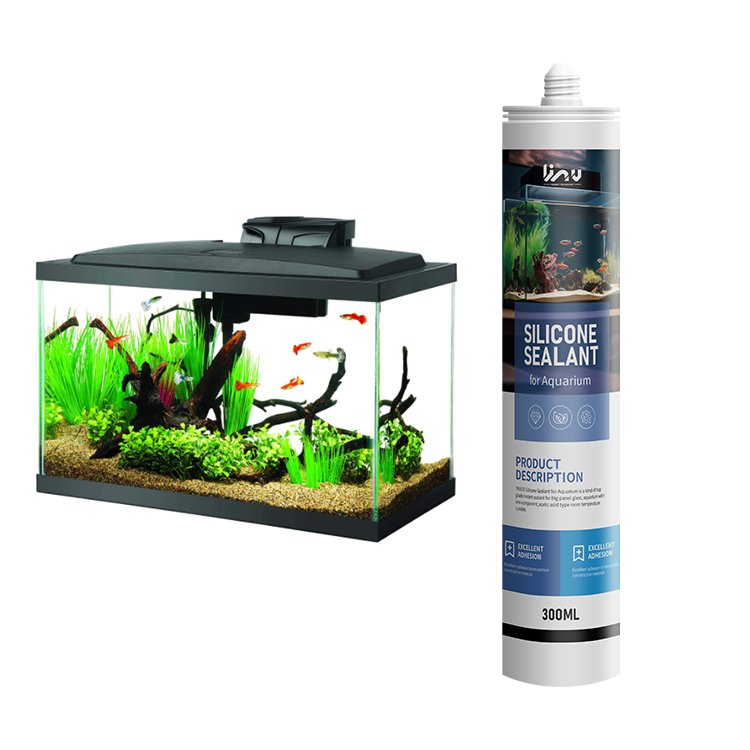 No Slump Weather Resistance Marineland Aquarium Grade Acetic Silicone Sealant