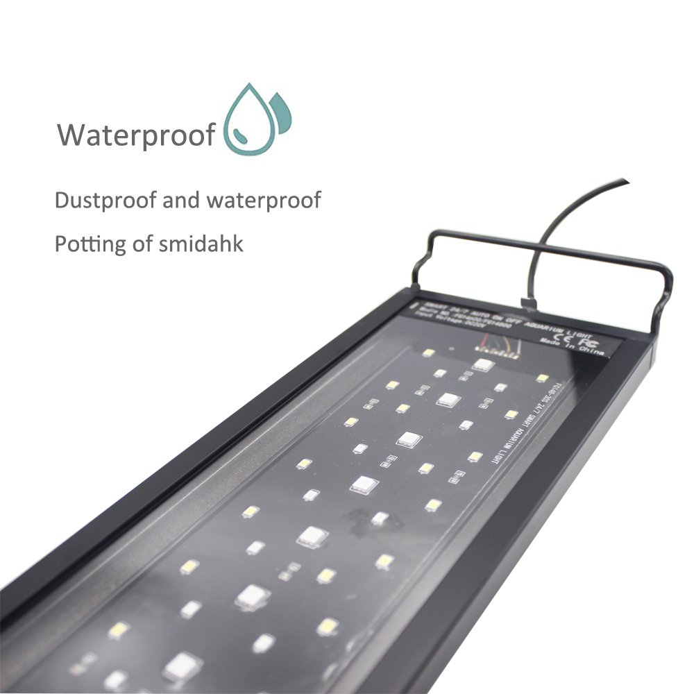 12-48 inch Fish Tank Light Aquarium Plant Light for freshwater aquarium lighting for Freshwater Fish & Planted fish tank