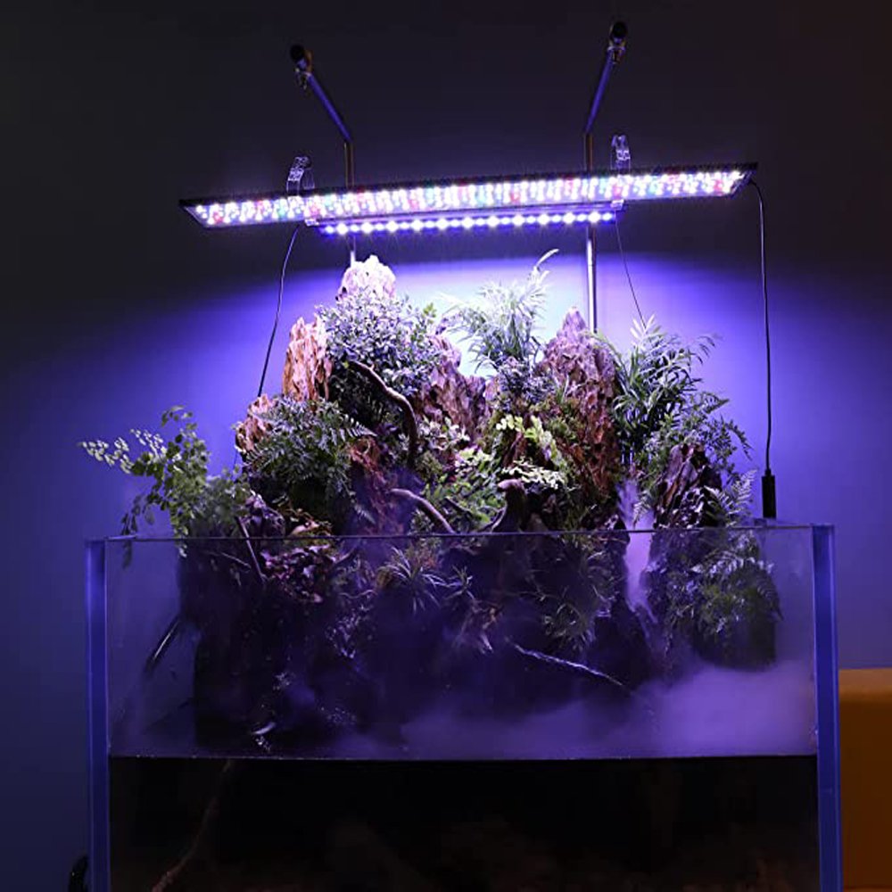 12-48 inch Fish Tank Light Aquarium Plant Light for freshwater aquarium lighting for Freshwater Fish & Planted fish tank