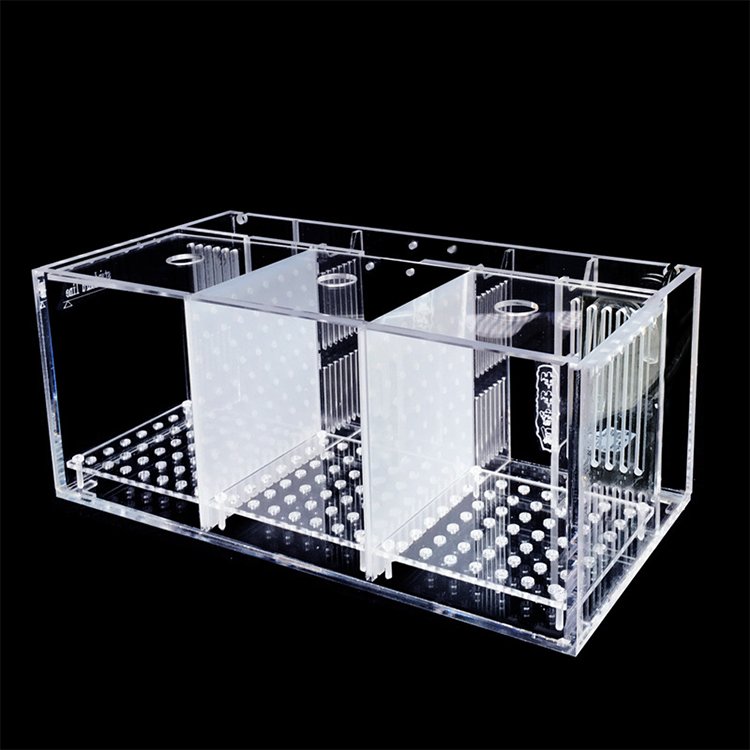 Relaxlines wholesale living room desktop square fish tank with with cover water pump portable acrylic fish tank aquarium