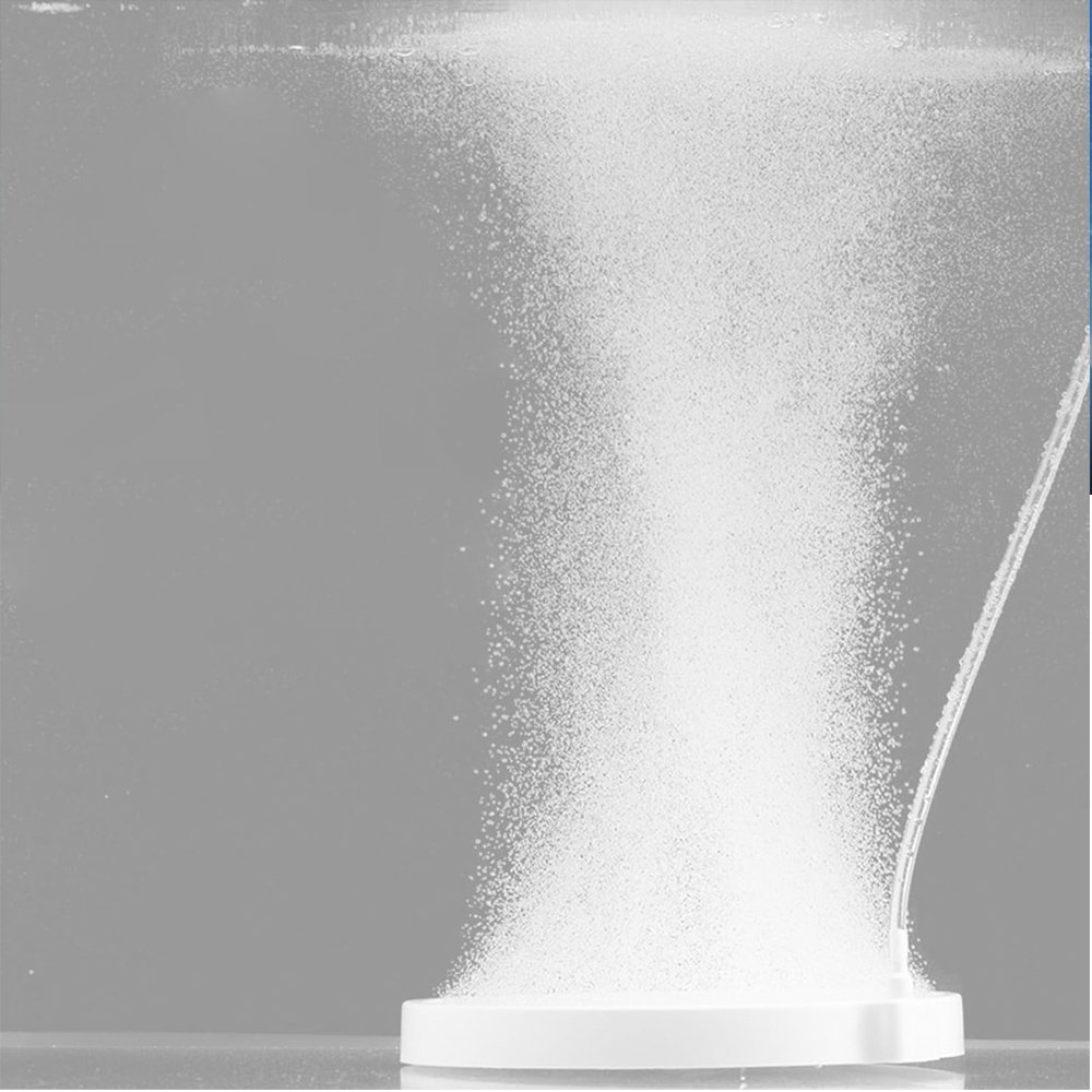 Nano Air Stone for Fish Tank 2 Inch Quiet Aquarium Bubbler Stone Dissolved Oxygen Diffuser for 5 to 50 Gallon Aquariums