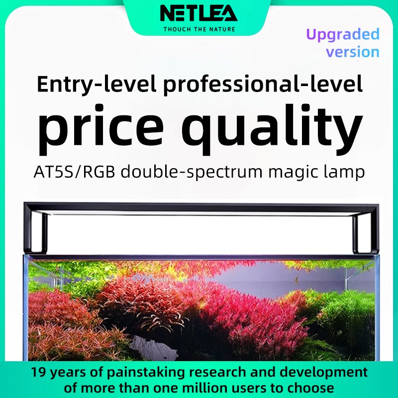 Full Spectrum LED Aquarium Light Dimmable For Freshwater Planting And Fish Tank Aquatic Plant Light
