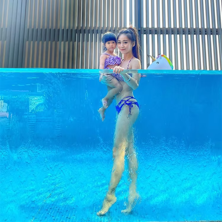 Aupool Acrylic Swimming Pool Cost Acrylic Above Ground glass Swimming Pool Acrylic Glass For Swimming Pools