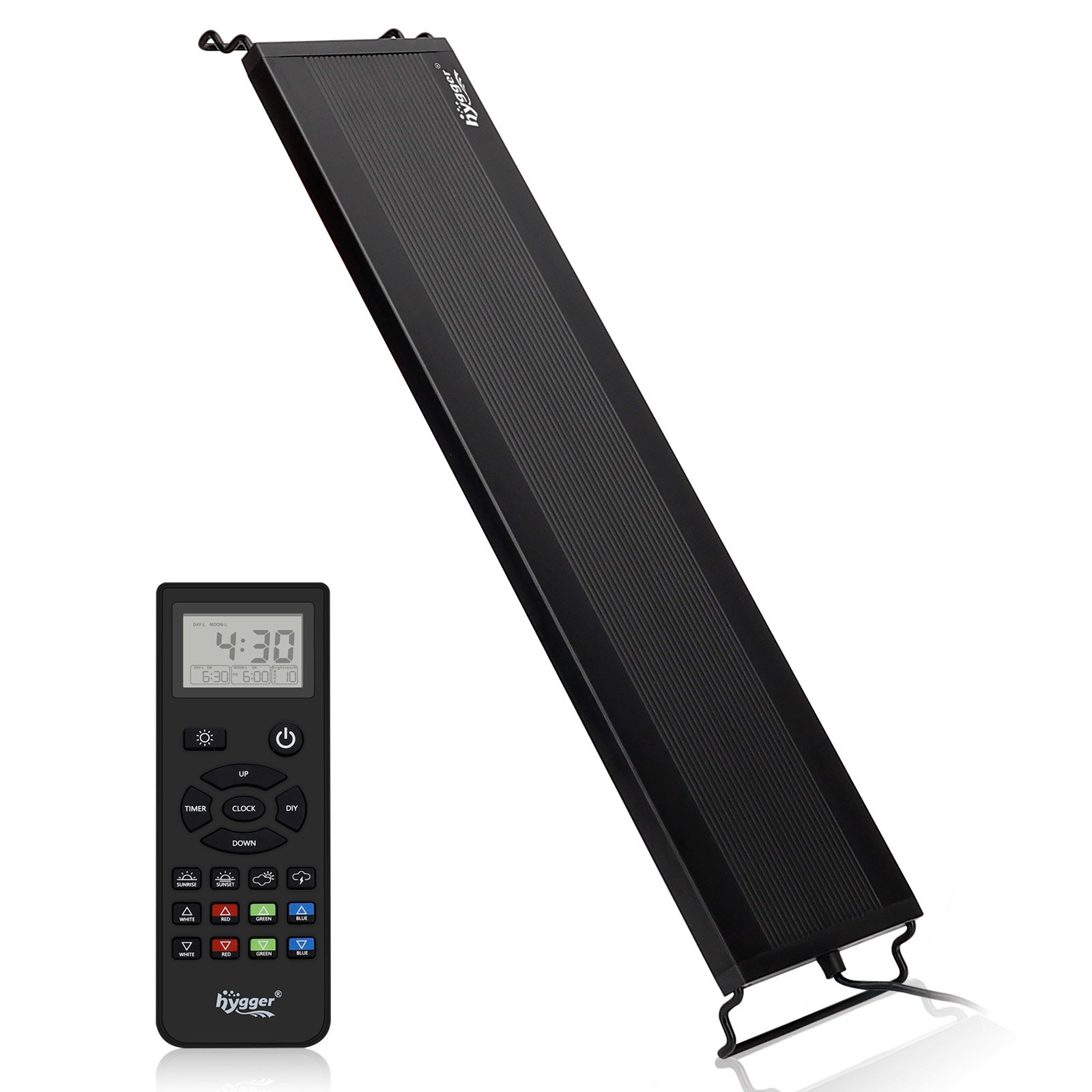 NEW! HYGGER Aquarium Lights Remote Control Full Spectrum Fish Tank LED Light