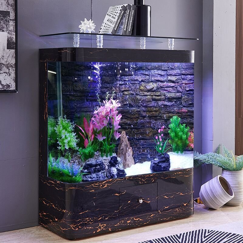 Wholesale acrylic fish tank standing against the wall,Clear aquarium tank, betta tank