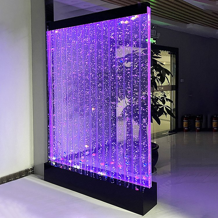 partition wall water screen water dance screen plastic water bubble wall