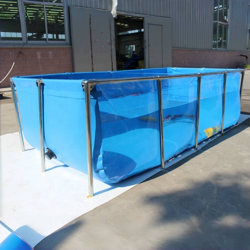 Pvc 1000L Round Turtle Koi Show Tank Plastic Live Betta Fish Tank Aquarium Large Koi Fish Pond Transport Aquarium Tank