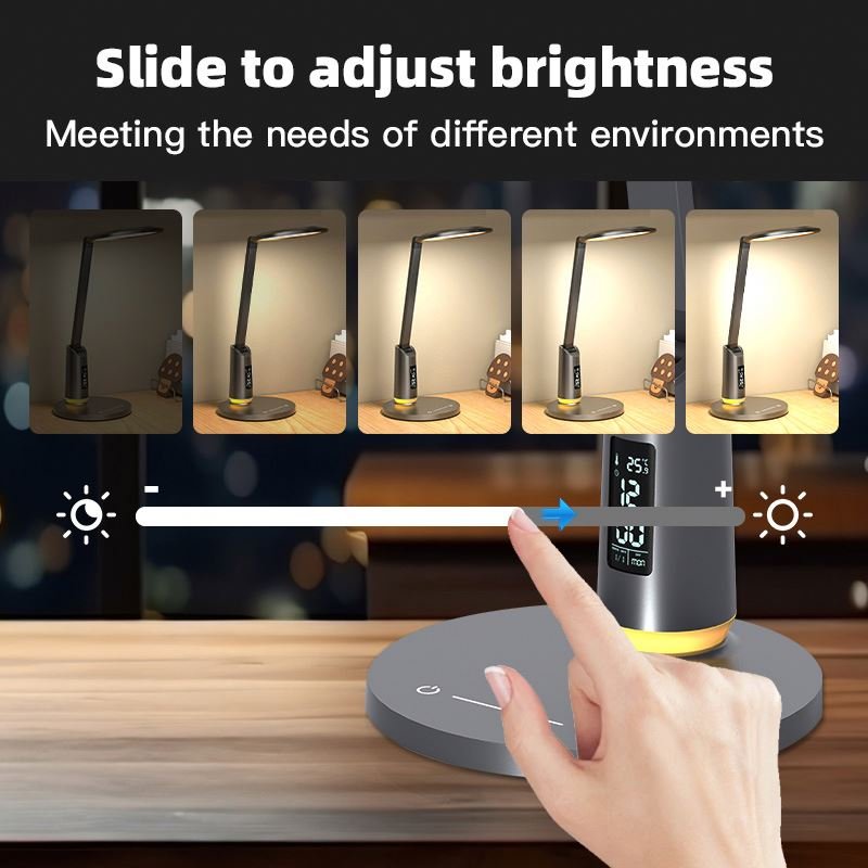 Decorative Desk Lamp White Power Outlet Usb Workbench 90 Led For Aquarium 3D Acrylic Table Kids Lamp Snail Shape