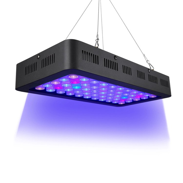 55x3w Dim Full Spectrum 8 Bands Colo Aquarium Led Light For Fish Tank Reef Coral Light