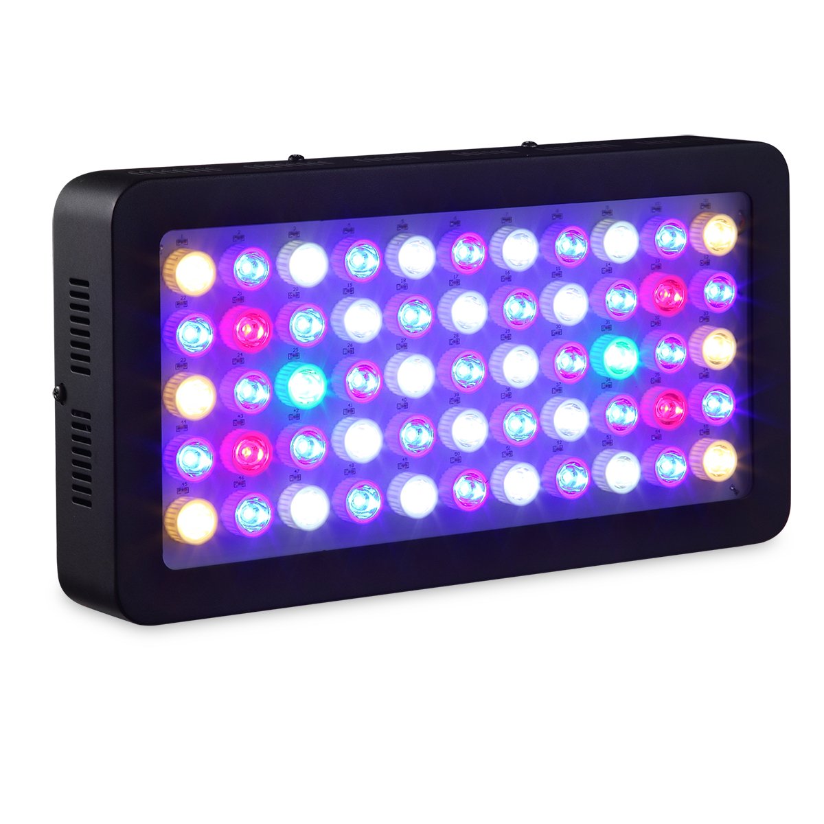 55x3w Dim Full Spectrum 8 Bands Colo Aquarium Led Light For Fish Tank Reef Coral Light