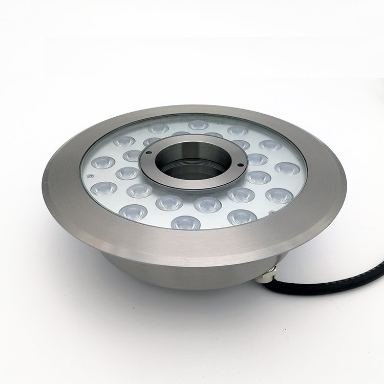 Outdoor landscape Stainless Steel Ip68 waterproof Water Jet Garden led Underwater Fountain nzooel Light For fountain