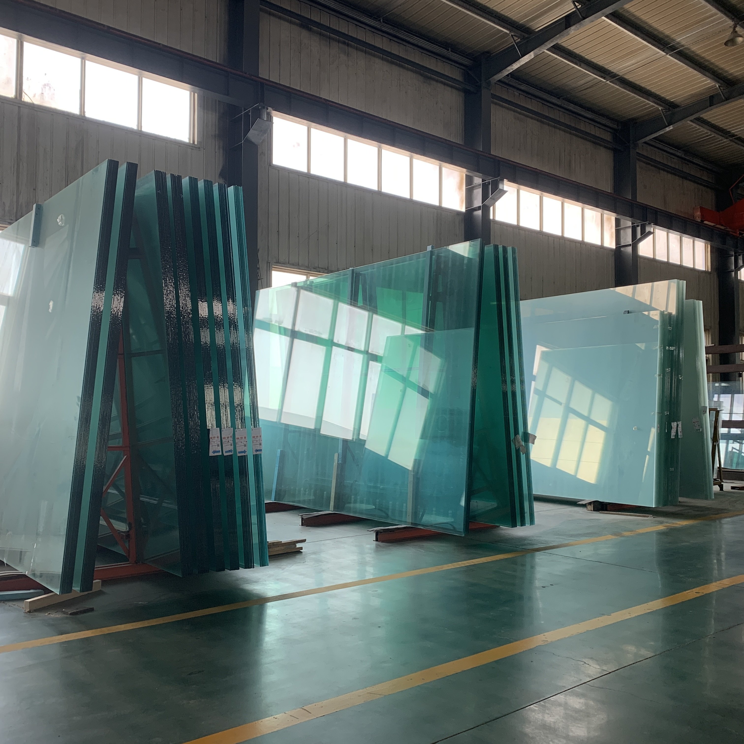 cleaning edge clear tempered colored tinted and reflective aluminum glass for shower door partition aquarium fish tank mirror