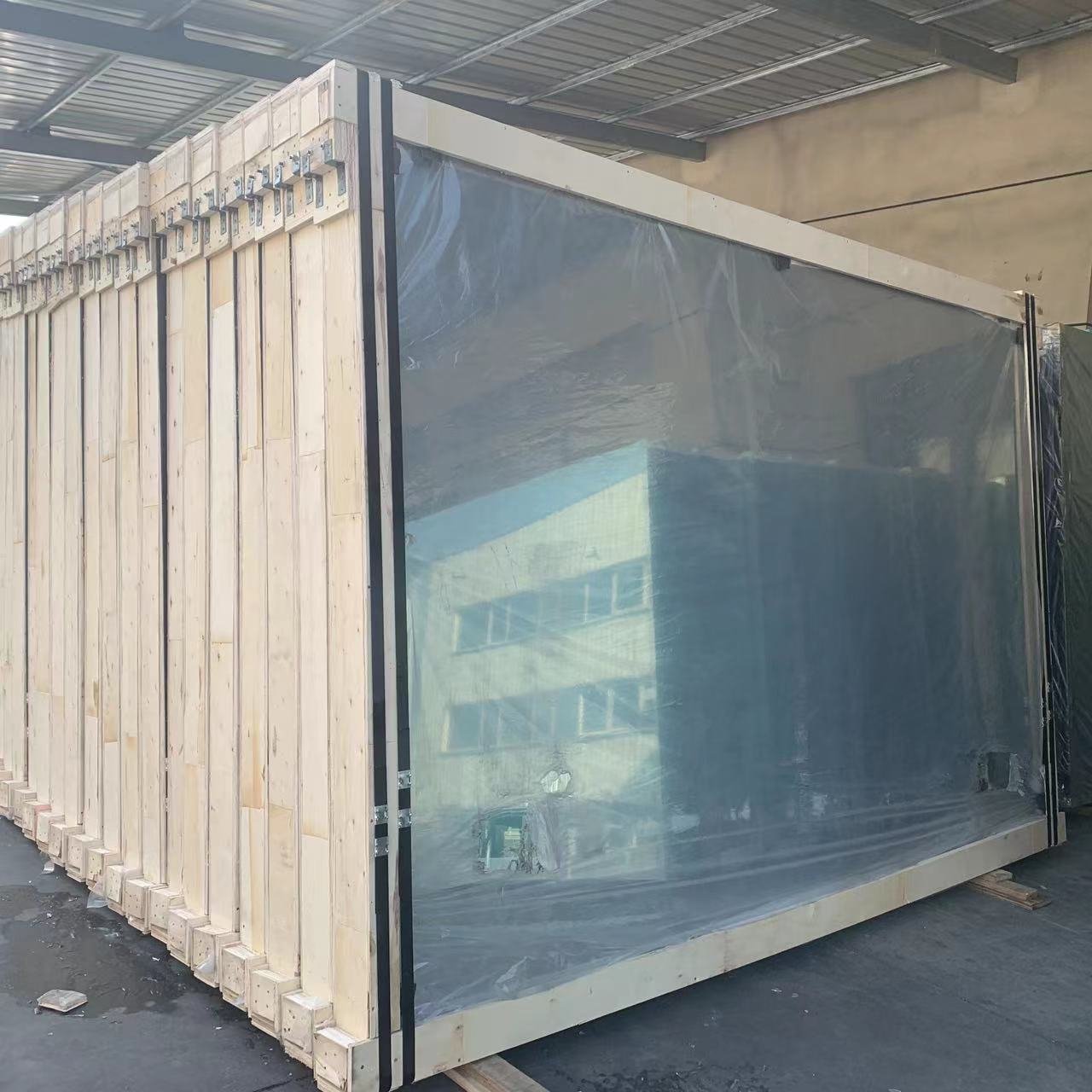 cleaning edge clear tempered colored tinted and reflective aluminum glass for shower door partition aquarium fish tank mirror
