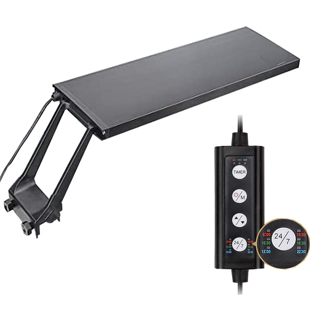 Clip On small led aquarium light 12 inch 30cm 14W aquarium led lighting with aquarium timer 24/7 cycle