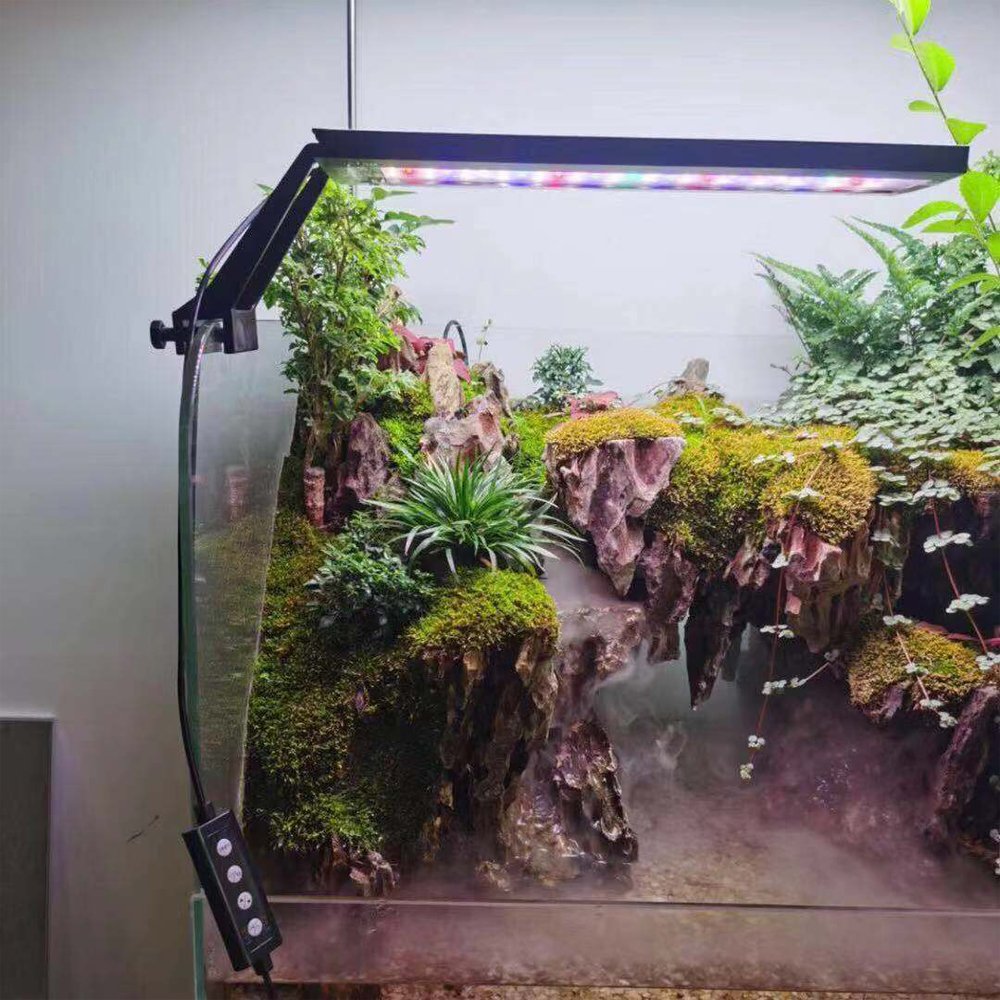 Clip On small led aquarium light 12 inch 30cm 14W aquarium led lighting with aquarium timer 24/7 cycle