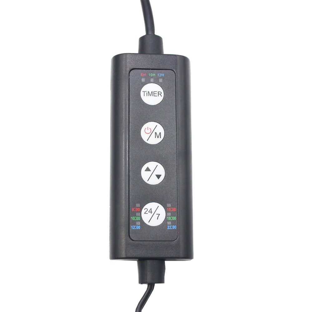 Clip On small led aquarium light 12 inch 30cm 14W aquarium led lighting with aquarium timer 24/7 cycle