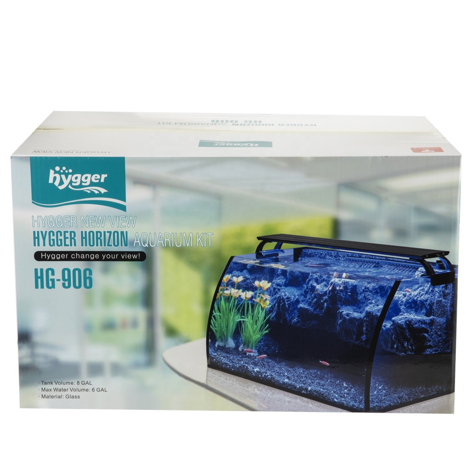 Hygger best selling fish tank with aquarium light and filter pump