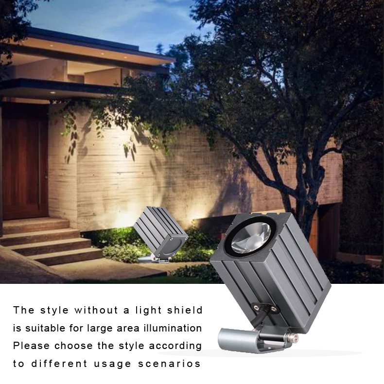 3W LED Spotlights Wall Washing Lights Outdoor Waterproof Narrow Beam Floodlight 180 Degree Adjustable Building Landscape lamp