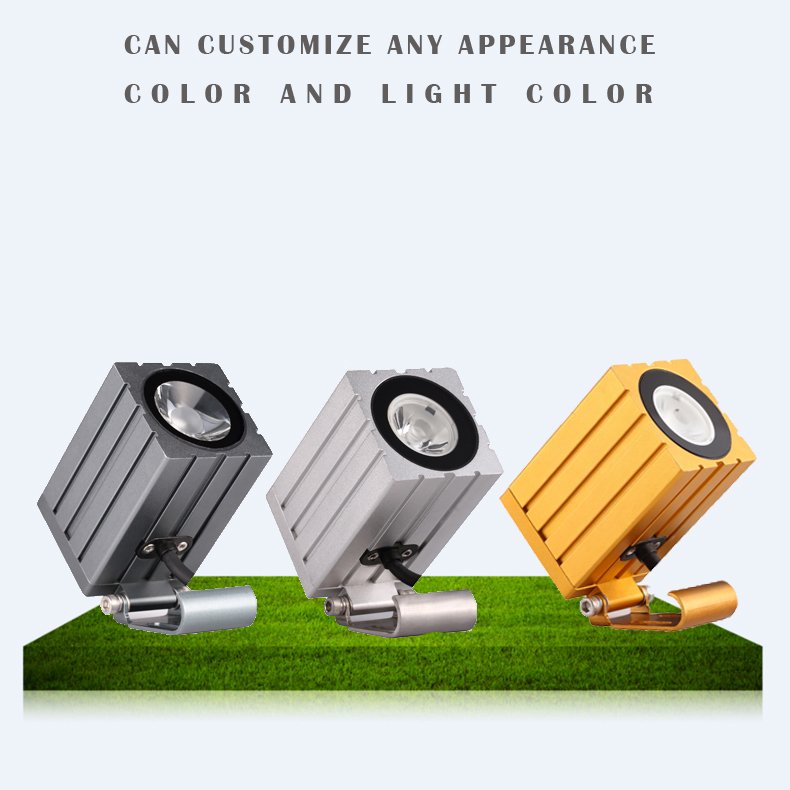 3W LED Spotlights Wall Washing Lights Outdoor Waterproof Narrow Beam Floodlight 180 Degree Adjustable Building Landscape lamp