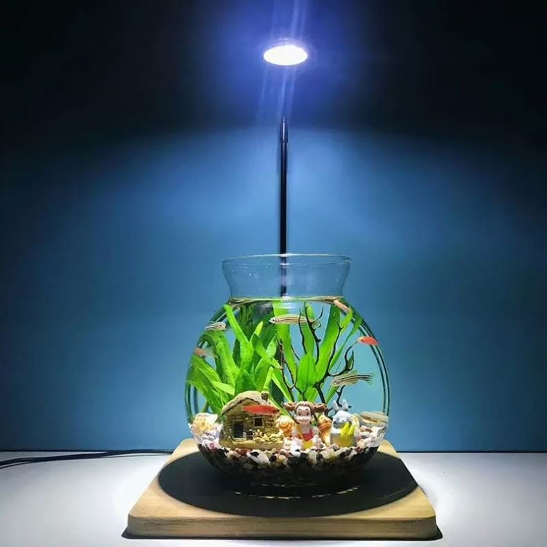Bamboo Board Freshwater Fish Tank Lamp Vivarium Terrarium Light Planted Coral Aquatics Full Spectrum LED Aquarium Light