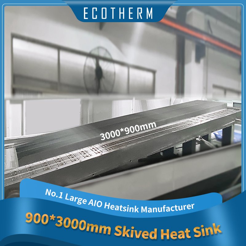 Standard products 1000w 500w 80mm led heatsinks 4 heat pipe 25cm x 15cm heat sink