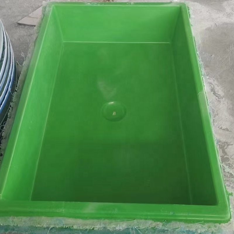Custom aquarium fish tank fiberglass frp fish tank pond above ground commercial use marine water fish farming tank
