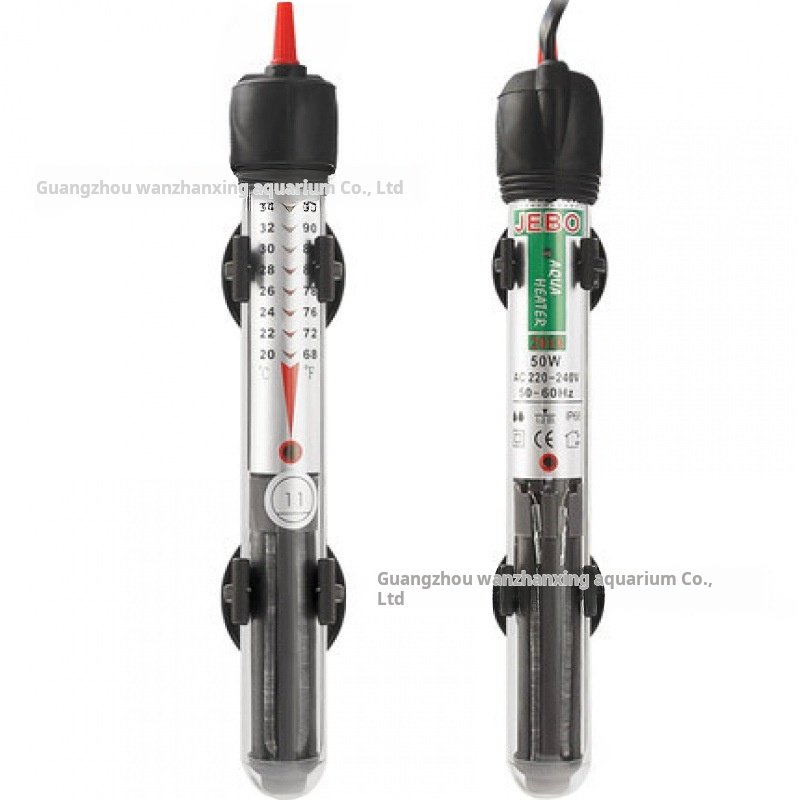 Jebo heating rod light sea fish tank heating rods explosion-proof glass constant temperature 50/100/200/300/500W W