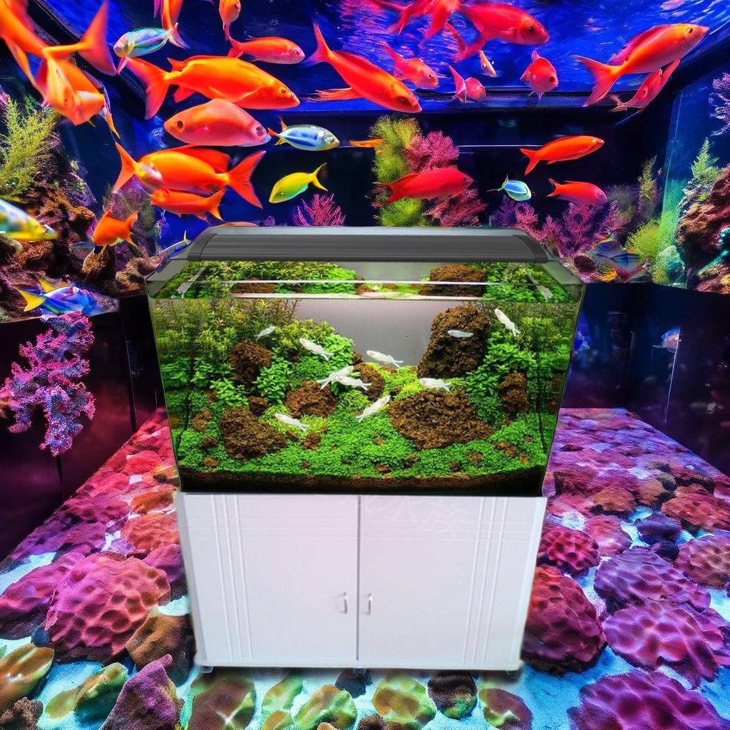 Hot Selling 60W Full Spectrum Marine Aquarium LED Lighting Fish Coral Tank Lamp with Changeable Emitting Color