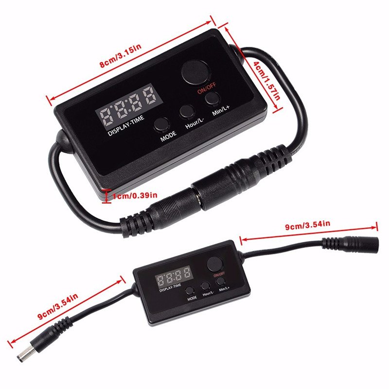 S2 PRO Digital Sunrise Sunset Aquarium Light Timer Controller Dimmer With LCD Display
