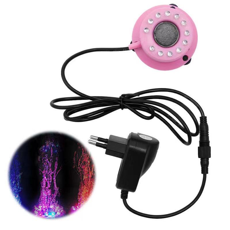 PULACO Fish tank pink aquarium bubble 12 leds lights wholesale