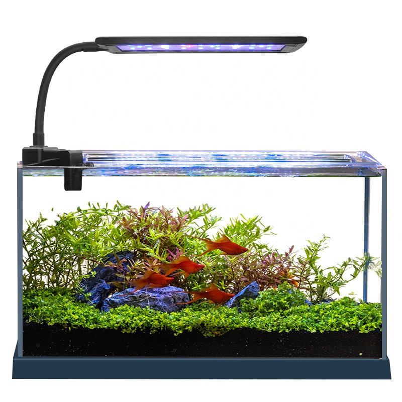 DL-F8 10W full spectrum fish tank lighting salt water lights marine reef sea coral plant grow clip on led aquarium light