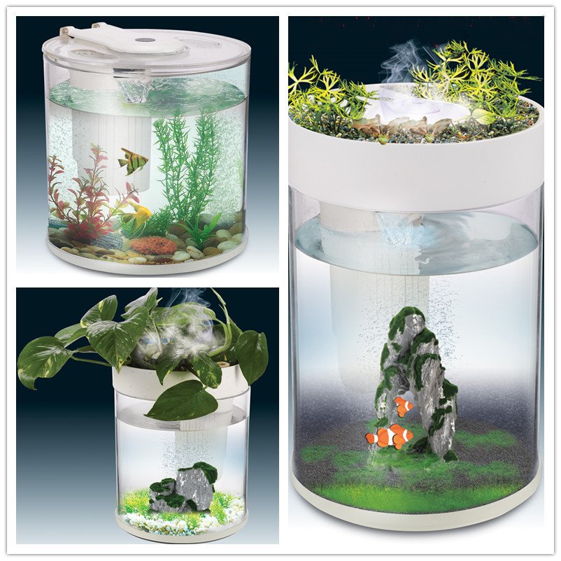 Bar Counter Aquarium Fish Tank Acrylic Tank Family Aquariums & Accessories Plastic Aquarium Sun Fish Soft Plastic Pmma,plastic