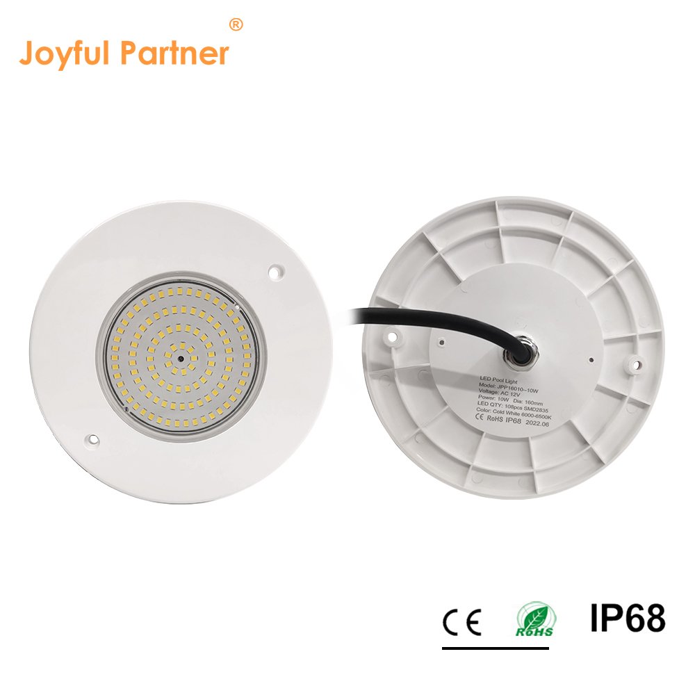 Joyful Lamp IP68 WIfi Control PC material submersible Warm white RGB led piscina underwater par56 swimming pool lights