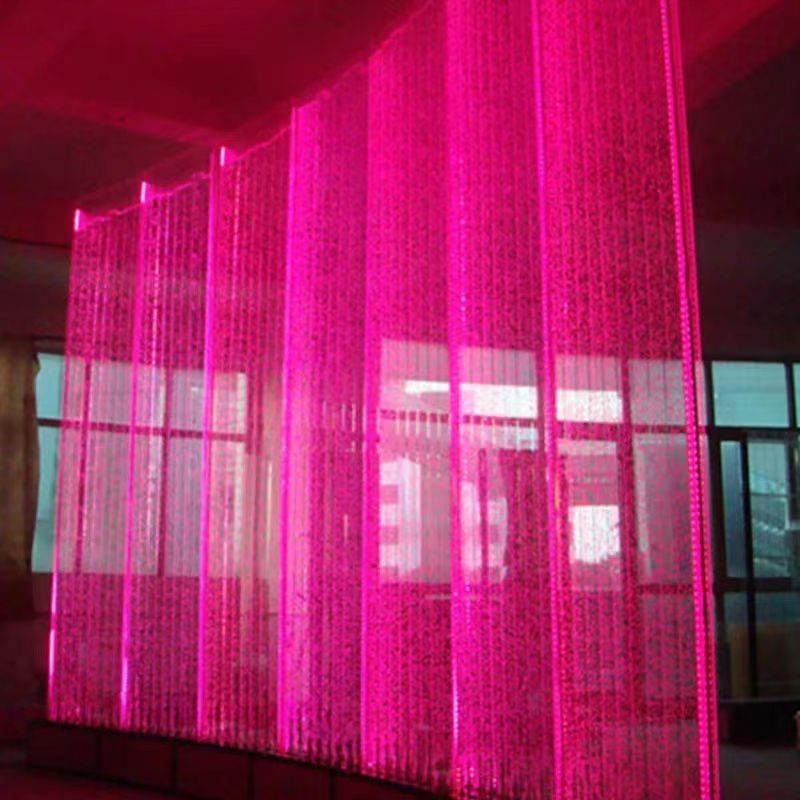 Floor Standing Color Changing Fashion New Design LED Acrylic Water Bubble Wall Salon Decoration Led Acrylic Water Bubble Wall
