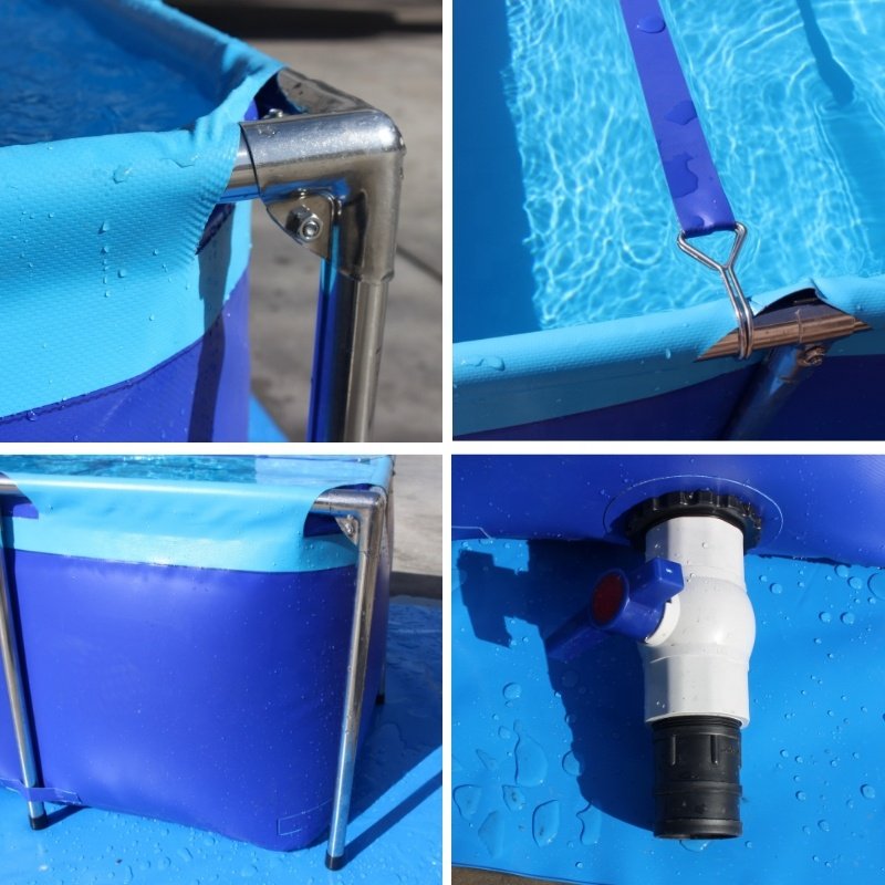 PVC Turtle Fish Incubator Hatchery Tank Betta Koi Fish Pond Large Aquariums Fish Tanks