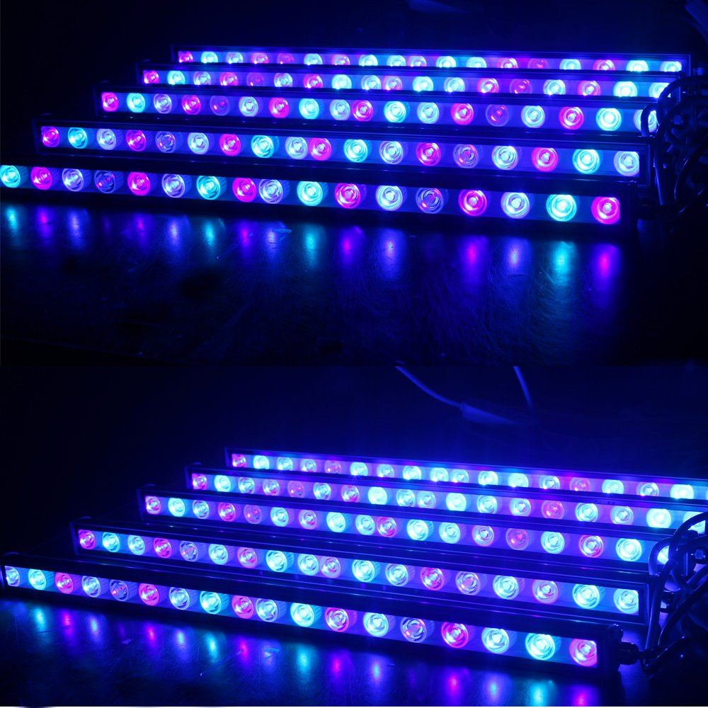 aquarium led bar 60CM/90cm/120cm Led Aquarium Light aquatic coral reef used aquarium led lighting with dimmer and timer bracket