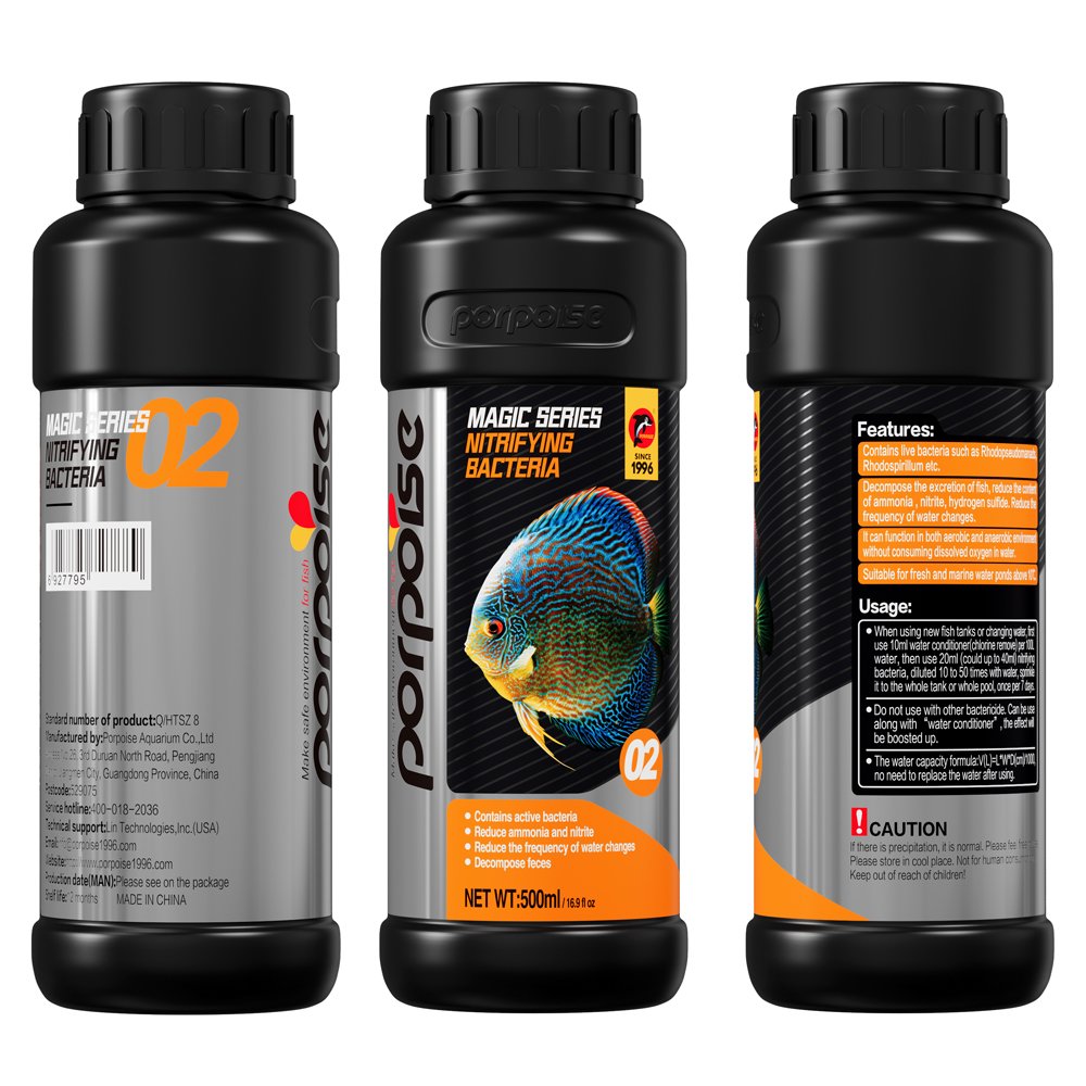 Eco-Friendly Plastic Water Nitrifying Bacteria Agent for Aquarium Cleaning Lightings Type Aquarium Water Treatment