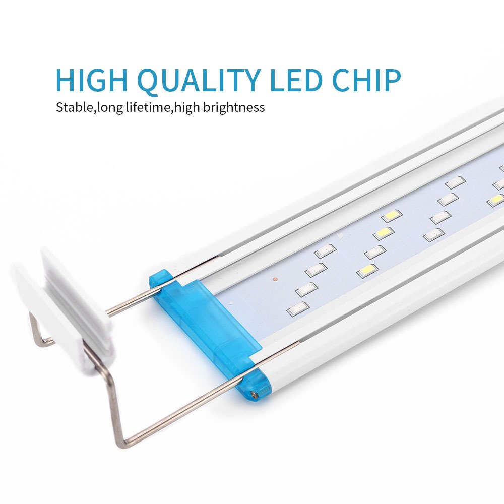 Ultra-thin Aquarium Lamp Luces de aqua Aquatic Landscape Light Lampada de aqua Fish Tank Bracket Lamp LED Lamp Aquarium Light
