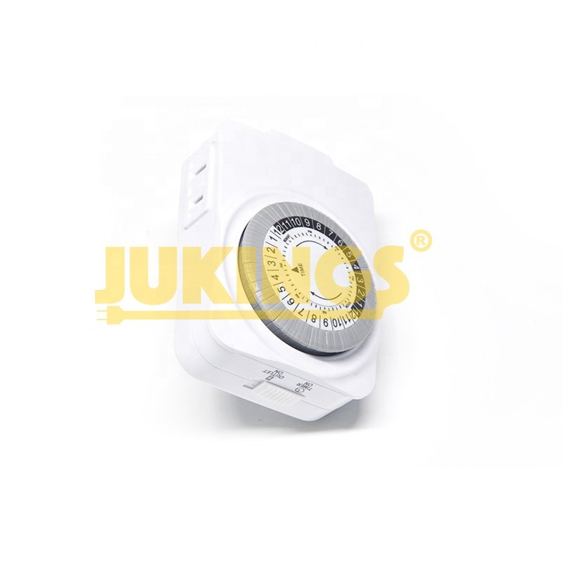 24 Hour timer mechanical 2 outlets 1-15R indoor outlet lamp timer for aquarium, electrical outlets,grow light using