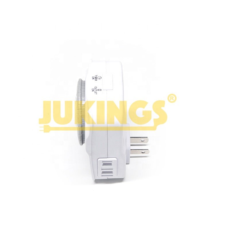 24 Hour timer mechanical 2 outlets 1-15R indoor outlet lamp timer for aquarium, electrical outlets,grow light using
