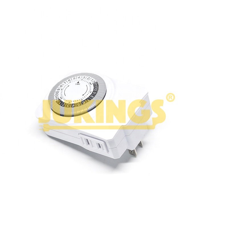 24 Hour timer mechanical 2 outlets 1-15R indoor outlet lamp timer for aquarium, electrical outlets,grow light using