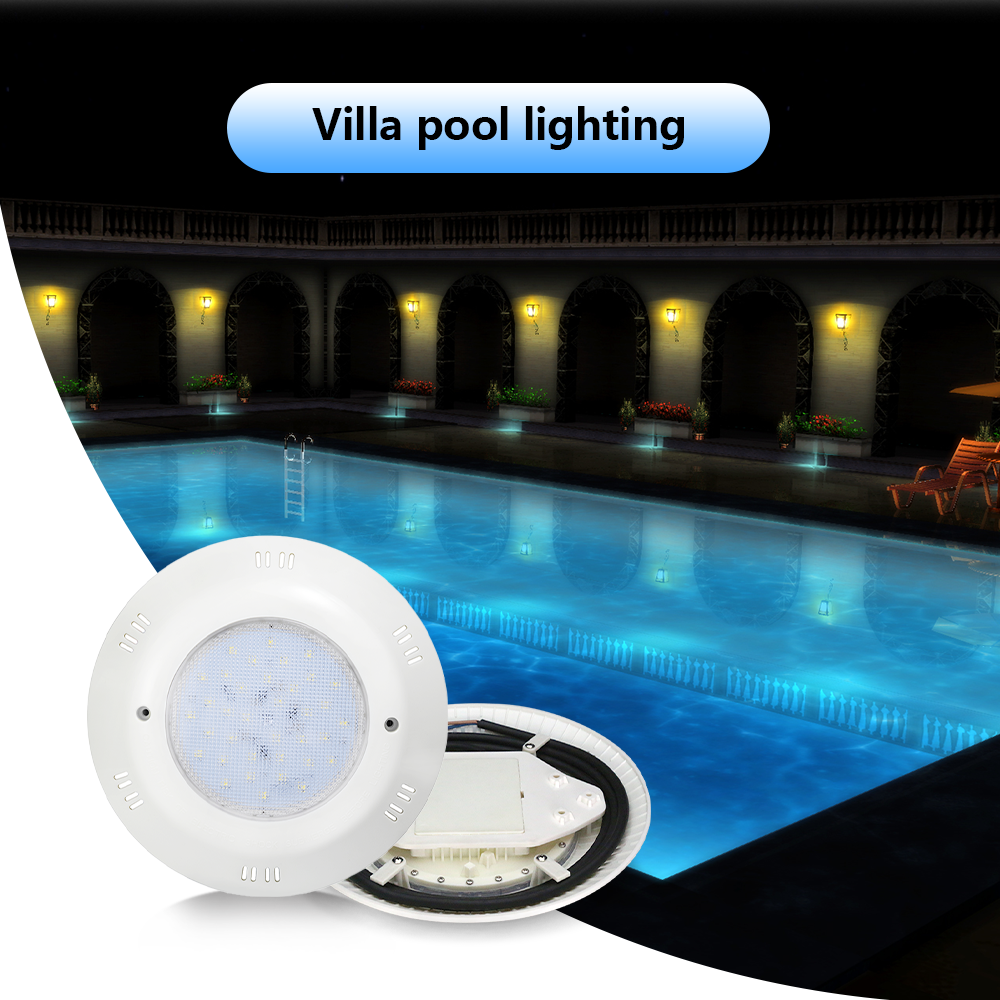 ABS Surface mounted Swimming Pool Light IP68 AC12V RGB