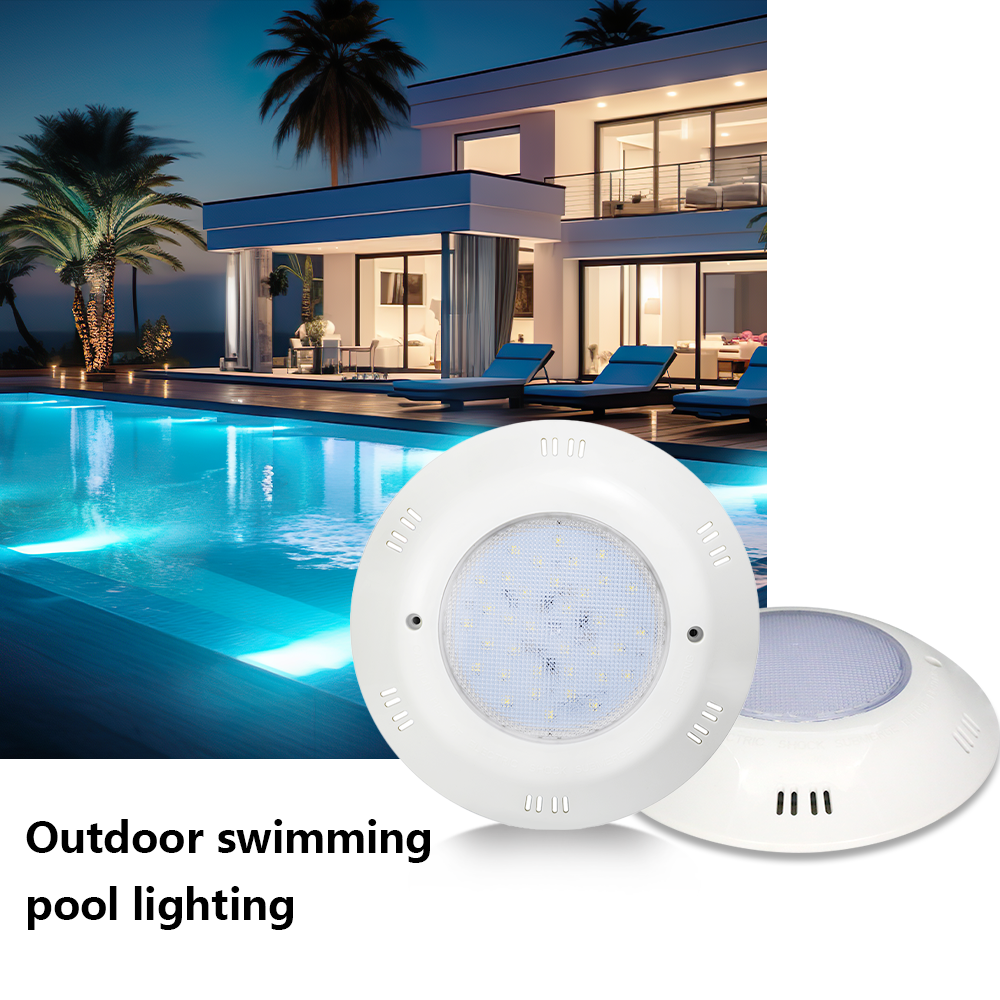 ABS Surface mounted Swimming Pool Light IP68 AC12V RGB